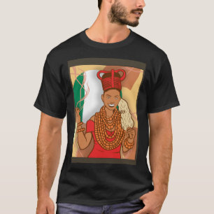 T-shirt Nigeria Afrique de l'Ouest Fière Princesse Reine