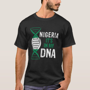 T-shirt Nigeria, c'est dans mon ADN, fier du drapeau nigér
