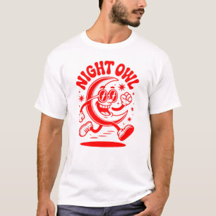 T-shirt Night Owl Moon