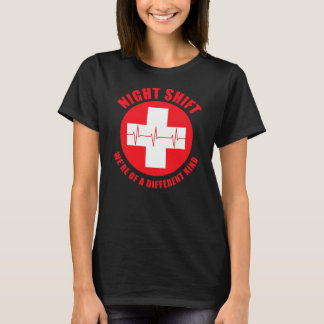 T-shirt Night Shift Nous sommes d'un genre différent Funny
