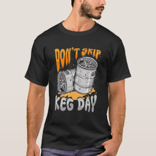 T-shirt N'ignorez pas la journée de Keg Beer Barrel Faucet
