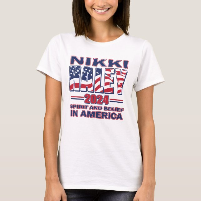 T-shirt Nikki Haley 2024 (Devant)