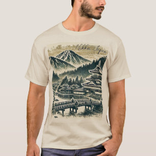 T-shirt Nikko Japan Distressed Grunge