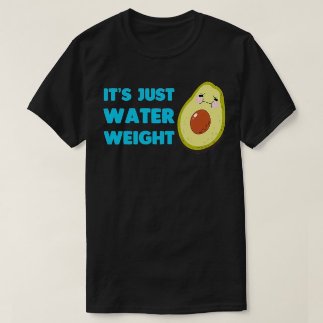 T-shirt Nikocado Avocado sa juste alimentation en poids d' (Design devant)