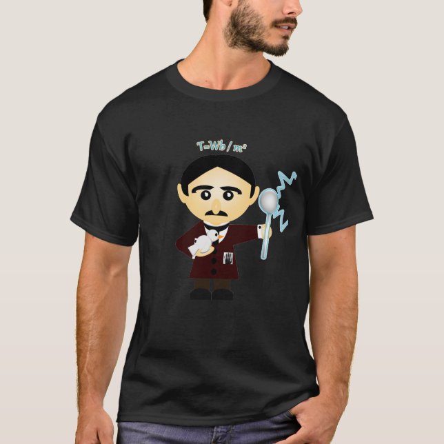 T-shirt Nikola Tesla (Devant)