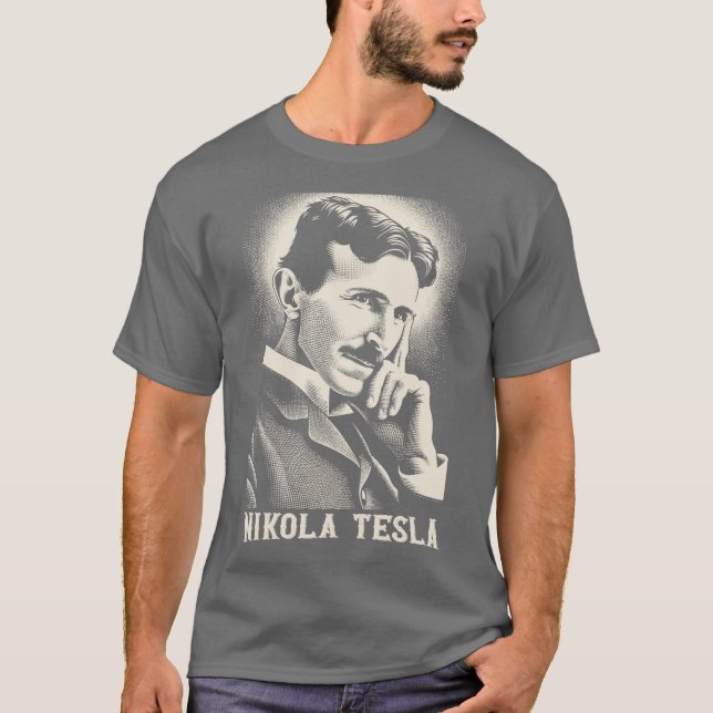 T-shirt Nikola Tesla (Devant)