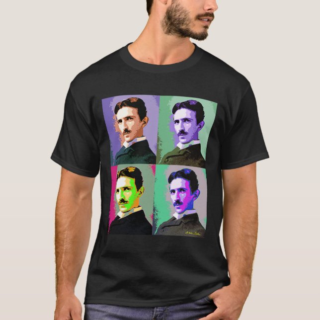 T-shirt Nikola Tesla (Devant)