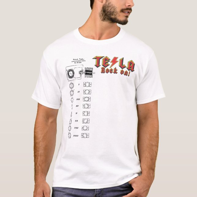 T-shirt Nikola Tesla (Devant)