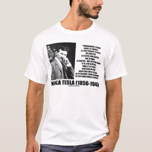 T-shirt Nikola Tesla Roue De La Nature Énergie Cinétique