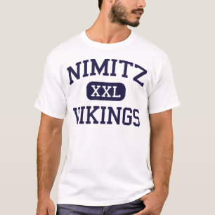 T-shirt Nimitz - Vikings - lycée - Irving le Texas