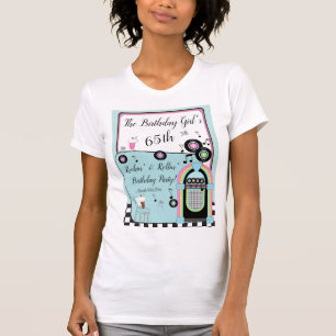 T-shirt N'importe quel âge, anniversaire du dîner des anné