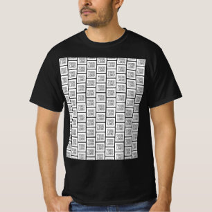 T-shirt N'importe quel Motif de répétition de logo ou d'im