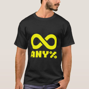T-shirt N'importe quel symbole d'infini jeu vidéo Speedrun