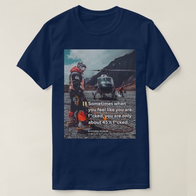 T-shirt Nimsdai Purja 1 (Design devant)