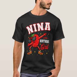 T-shirt Nina De L'Anniversaire Fille Dabbing Anniversaire 