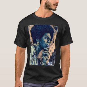 T-shirt Nina Simone, par Maximiliano Lopez Barrios