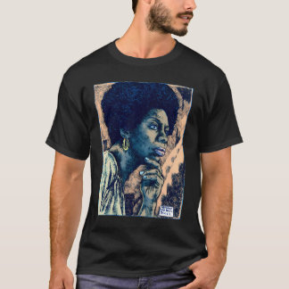 T-shirt Nina Simone, par Maximiliano Lopez Barrios