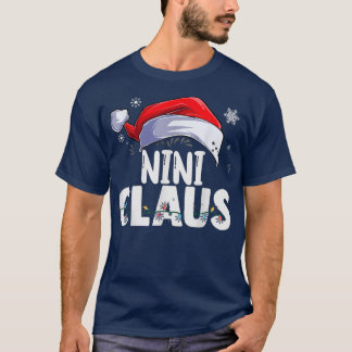 T-shirt Nini Claus Xmas Famille Correspondant Grand-mère F