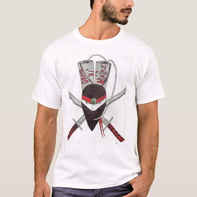 T-shirt ninja (Devant)