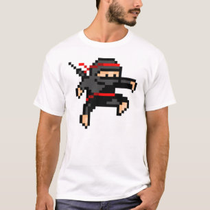 T-shirt Ninja à 8 bits
