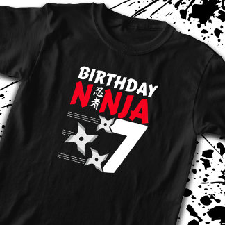 T-shirt Ninja Birthday Party
