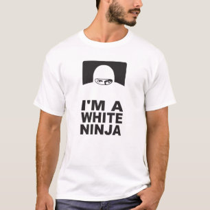 T-shirt Ninja blanc