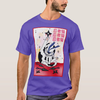 T-shirt ninja cat1