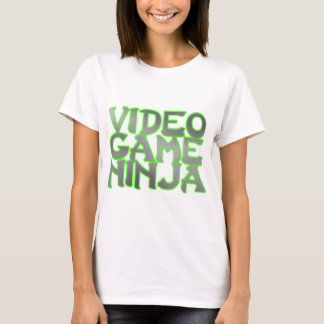 T-shirt NINJA de JEU VIDÉO (vert)