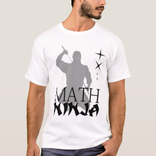 T-shirt ninja de maths