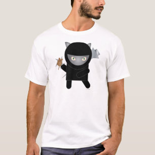 T-shirt Ninja Kitty Chat Animal
