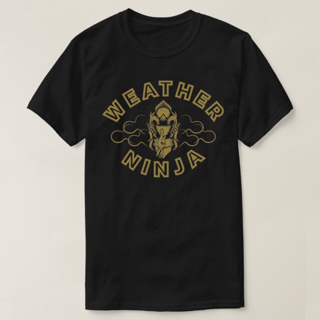 T-shirt Ninja météo (2) (Design devant)
