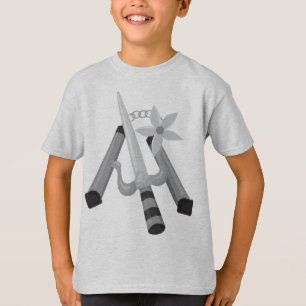 T-shirt Ninja Ready Kids' Hanes TAGLESS®