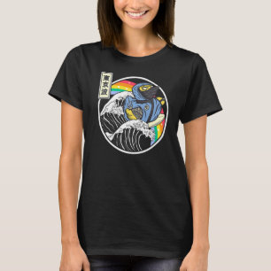 T-shirt Ninja Rubber Duck Surf Kanagawa Wave Japon Vapo