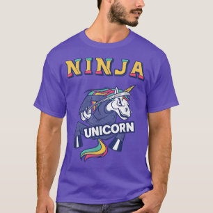 T-shirt Ninja Unicorn Karate Unicorn Kickboing Martial Art