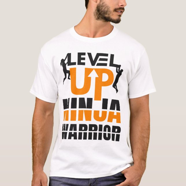 T-shirt Ninja Warrior Hero's Journey (Devant)