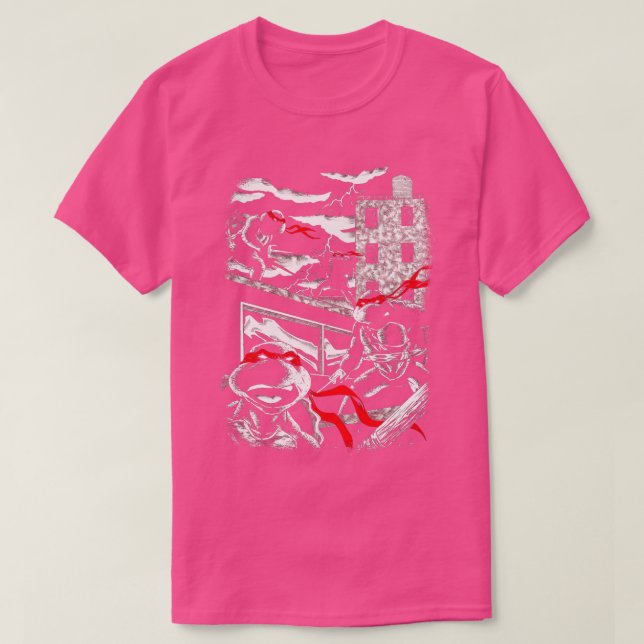 T-shirt Ninjas de la vieille école (Design devant)