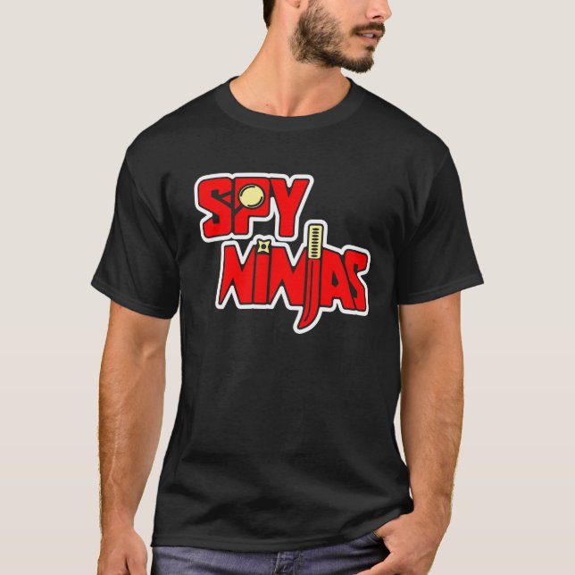 T-shirt Ninjas d'espion drôle  (Devant)