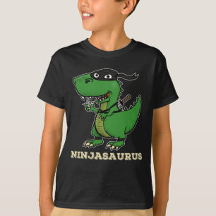 T-shirt Ninjasaurus - Drôle Ninja Dinosaur T Rex Pour Garç