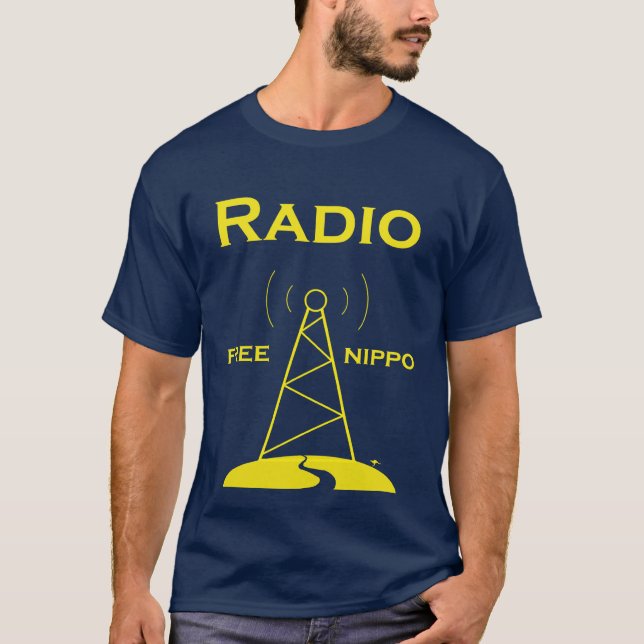 T-shirt Nippo libre par radio (Devant)
