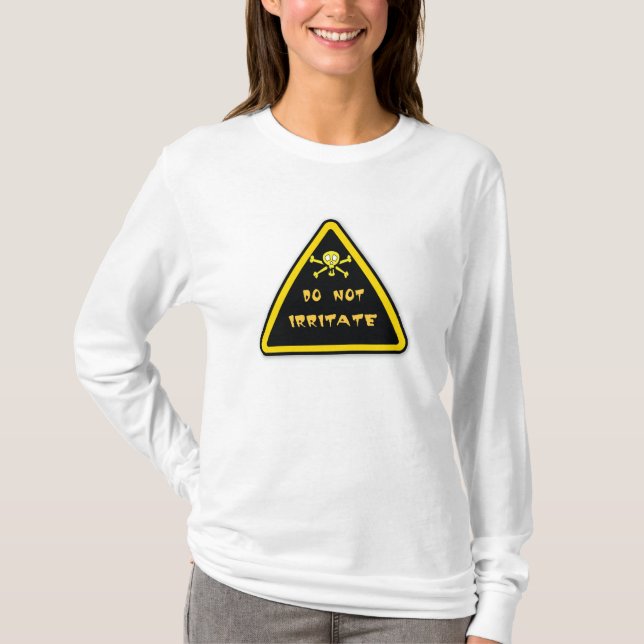 T-SHIRT N'IRRITEZ PAS (Devant)