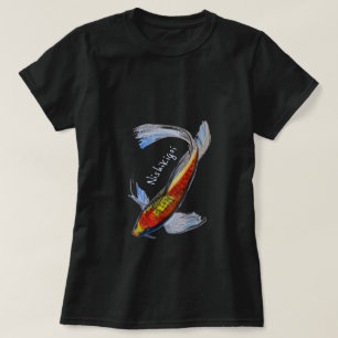 T-shirt Nishikigoi mot pour Koi art de la carpe japonaise