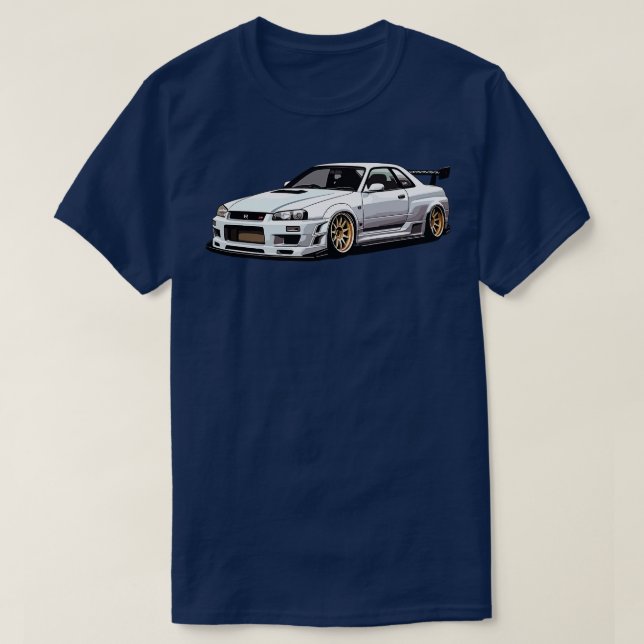 T-shirt Nissan r34 jdm (Design devant)