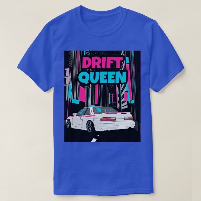 T-shirt Nissan Silvia s13 Drift Queen (Design devant)