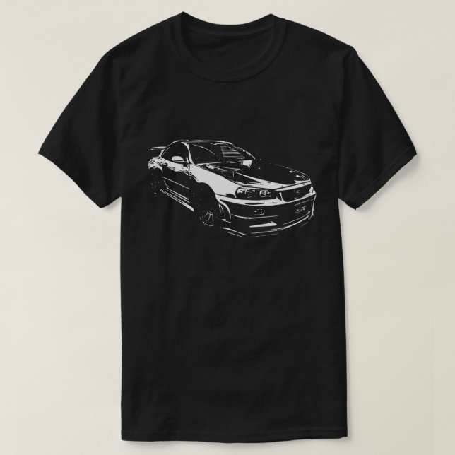 T-shirt "Nissan SKYLINE Graphic (Design devant)