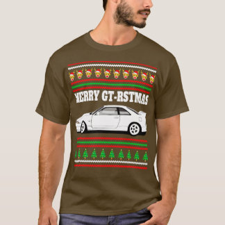 T-shirt Nissan Skyline GTR R33 Merry Gtrstmas