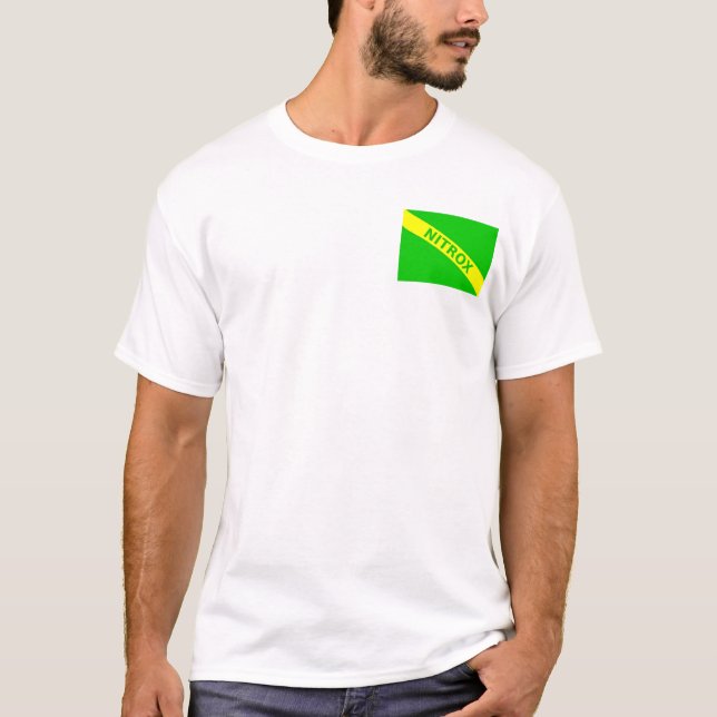 T-shirt Nitrox/drapeau de piqué (Devant)
