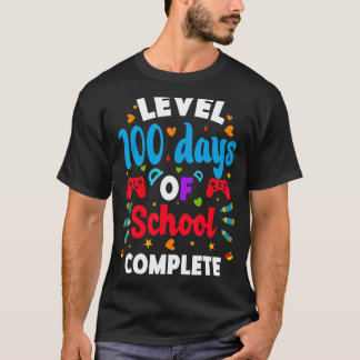 T-shirt Niveau 100 Jours D'École Complété Costume Femmes M