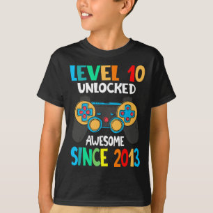 T-shirt Niveau 10 déverrouillé stupéfiant depuis 2013-10e 