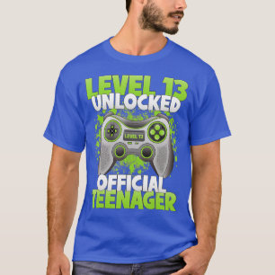 T-shirt Niveau 13 Déverrouillé 13e cadeau d'anniversaire v