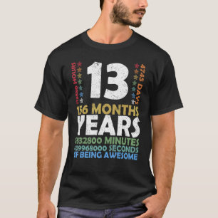 T-shirt Niveau 13 Jeu vidéo déverrouillé 13e fête d'annive